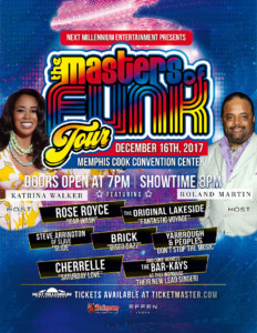 Masters of Funk Concert : Memphis, TN December 16, 2017